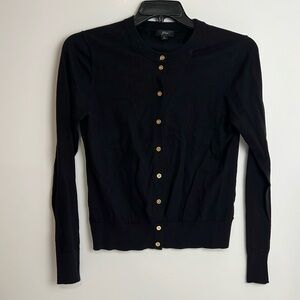 Black button up sweater